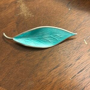 David Andersen Silver Guilloche Enamel Brooch